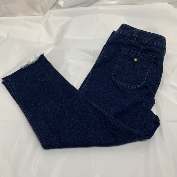 WOMEN’S Chaps Denim Cotton Jeans Size 10 w/ back pocket on front look - Picture 3 of 8